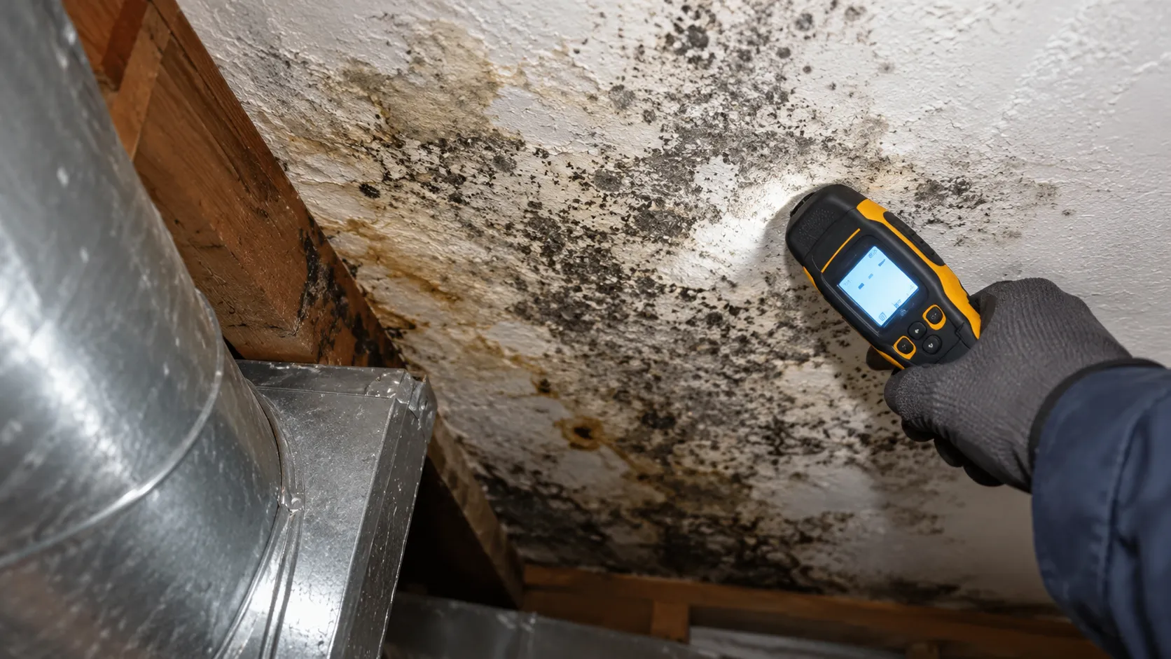 Certified mold inspection of a home in Charleston, SC